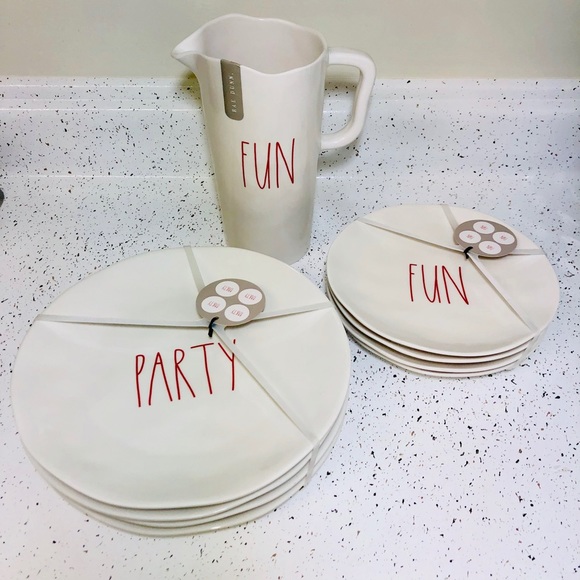 Rae Dunn Other - Rae Dunn Fun + Party Set In Red